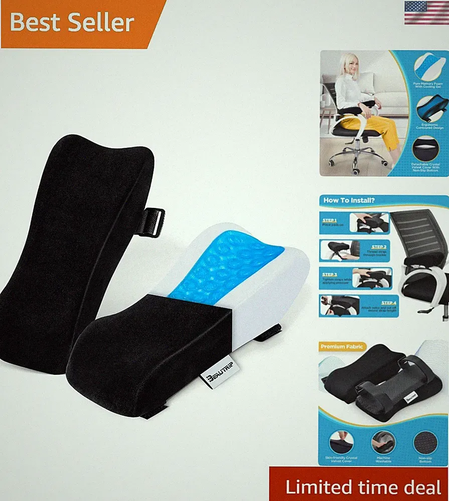 Ergonomic Armrest Pads- Office Chair Arm Rest Cover Pillow - Elbow Support Cu...
