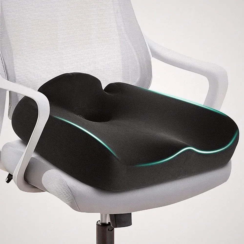 Ergonomic Memory Foam Seat Cushions for Office Chairs –Office Chair Cushion f...