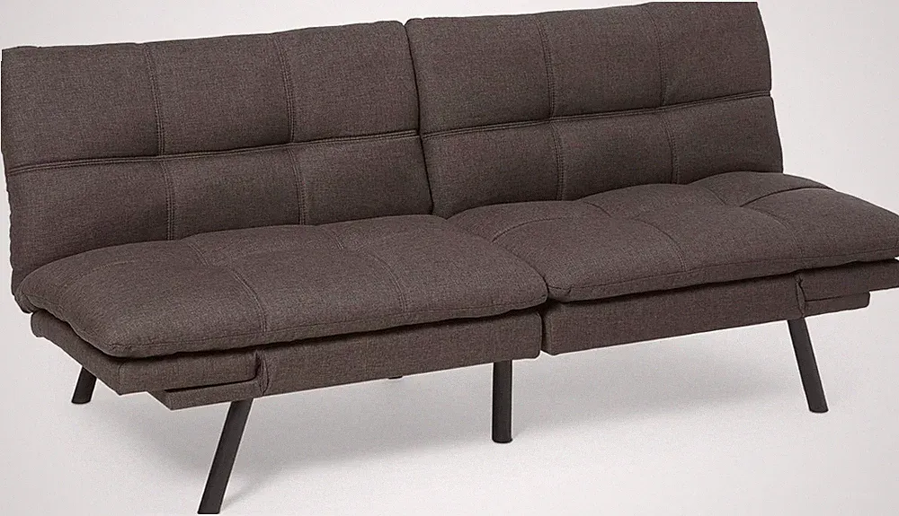 Futon Sofa Bed, Convertible Memory Foam Sofa Couch with Adjustable Positions for