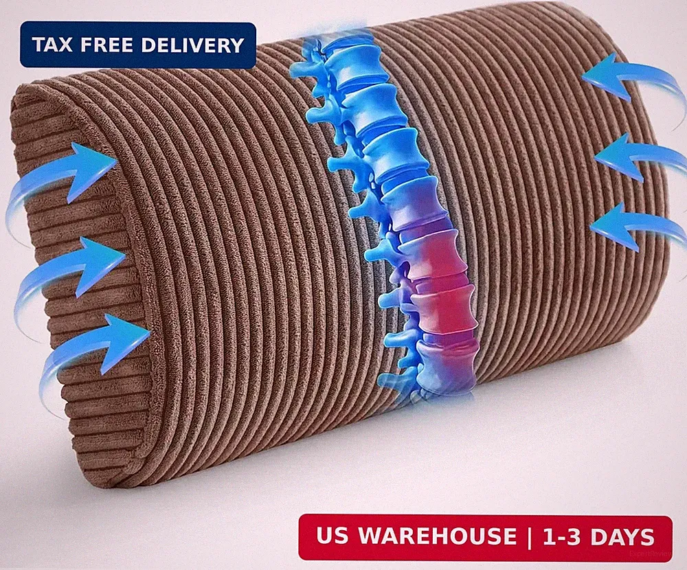HIGOGOGO Lumbar Support Pillow for Recliner Chair/Accent Chair/Couch, Memory Foa