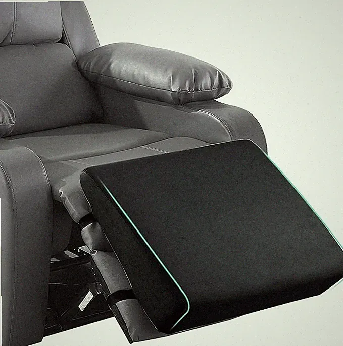 Large Recliner Leg Pillow, Memory Foam Recliner Cushion Wedge Shape Coffee