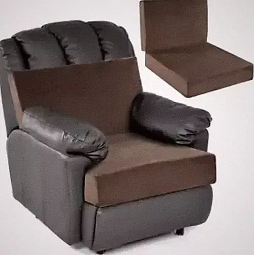 Memory Foam Recliner Cushion for Elderly, 20X20X4 Extra Large Non-Slip Seat Cush