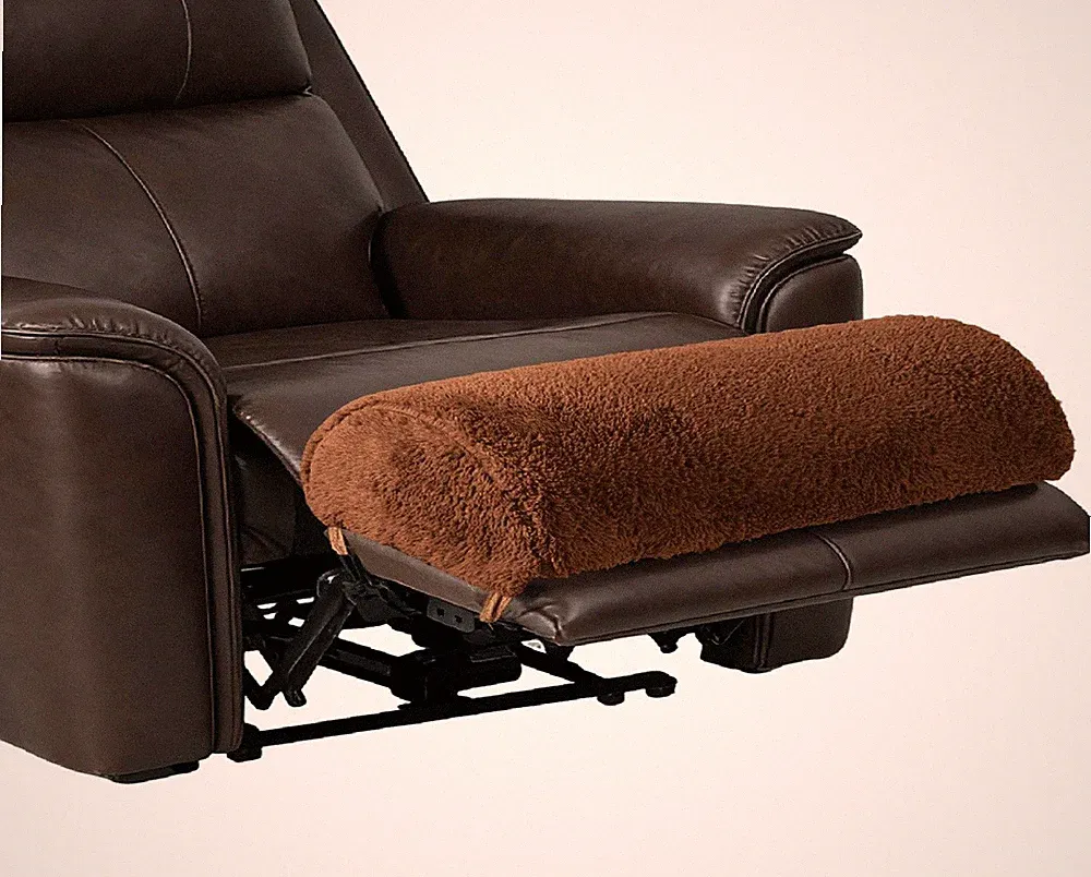Recliner Foot Rest Cushion with Strap, Soft Memory Foam Foot Pillow for Recli...